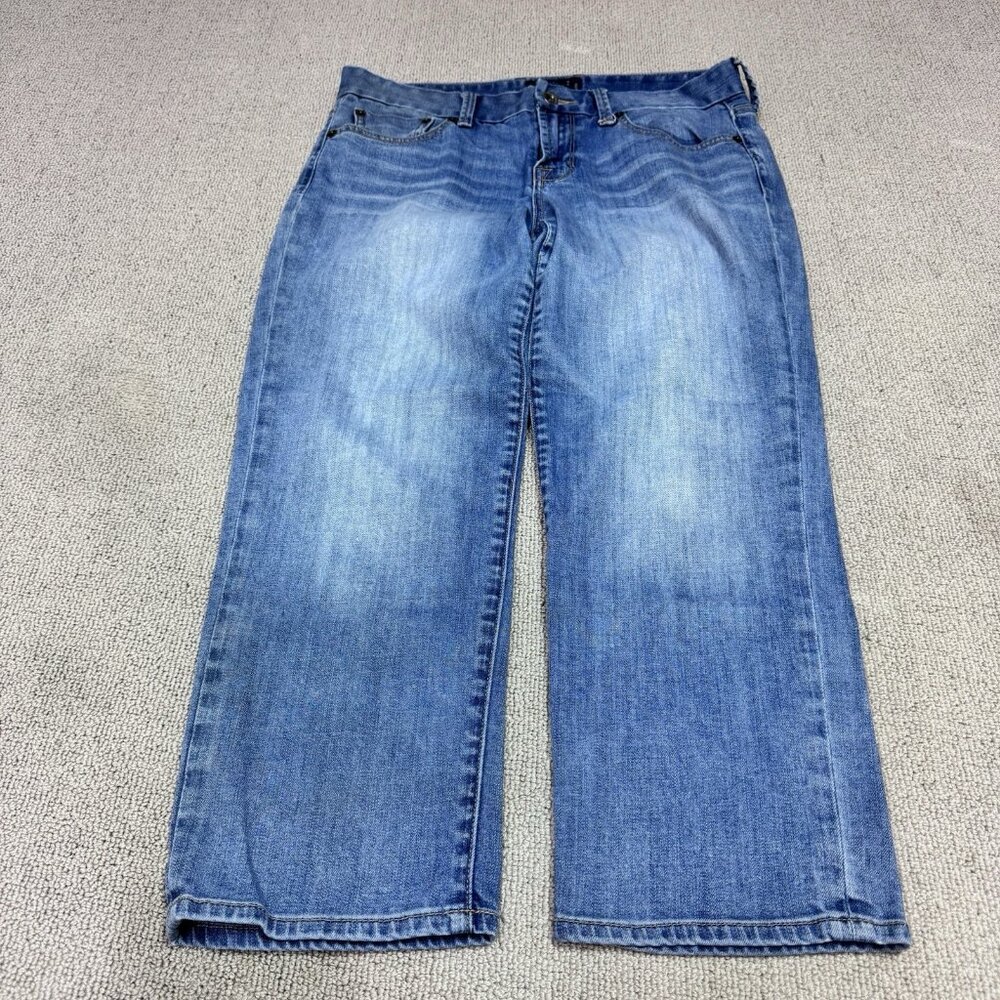 Lucky Brand Jean Sweet Jean Crop Blue Pockets Women’s Size 8